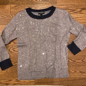 Jcrew scattered sequin sweater